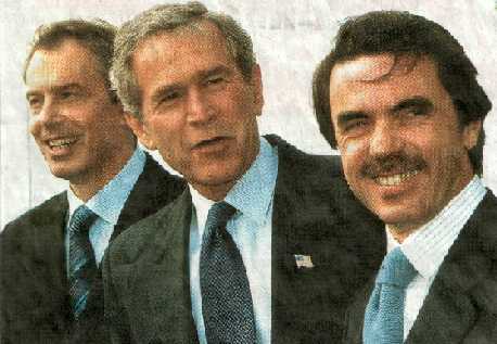 Blair, Bush und Aznar